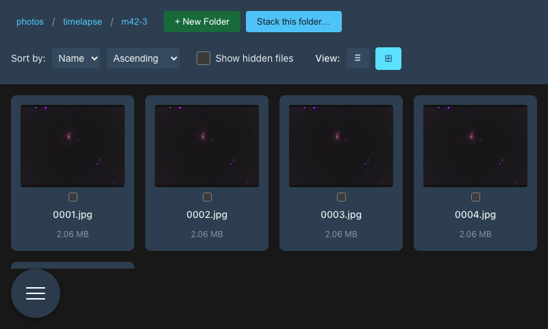 Timelapse Thumbnails