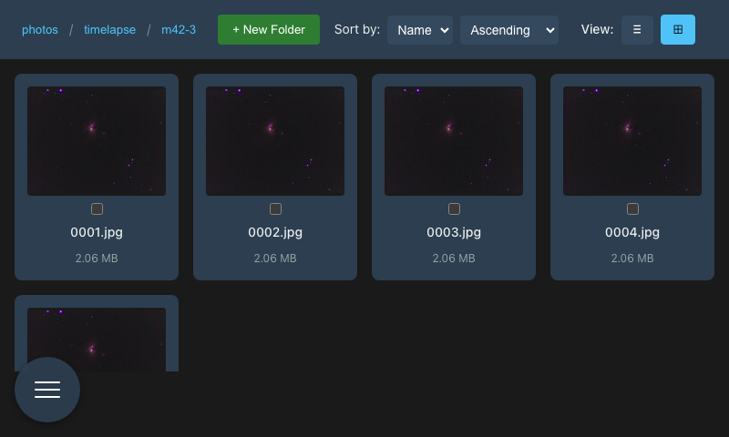 Timelapse Thumbnails