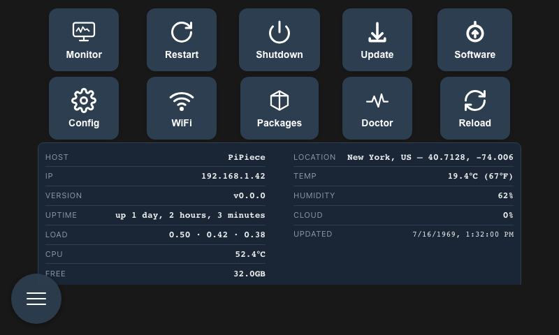System Controls View