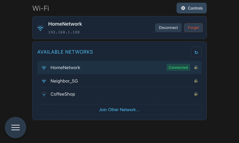 WiFi Settings